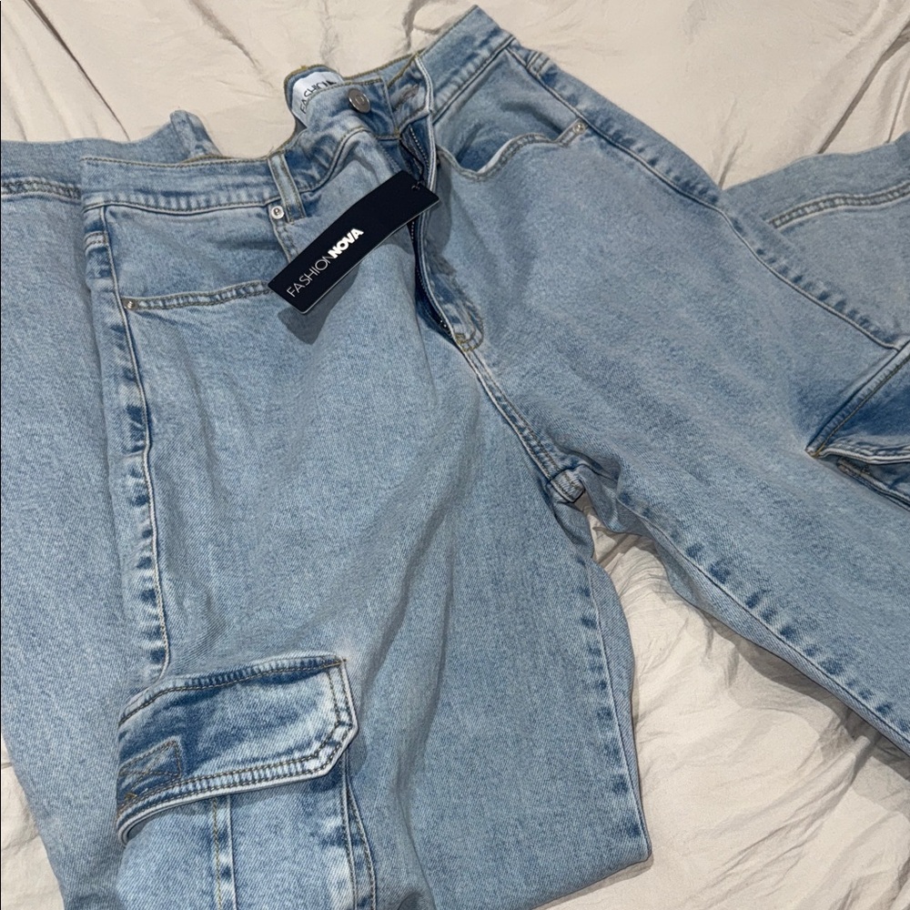 Fashion Nova Light Blue Women Jeans